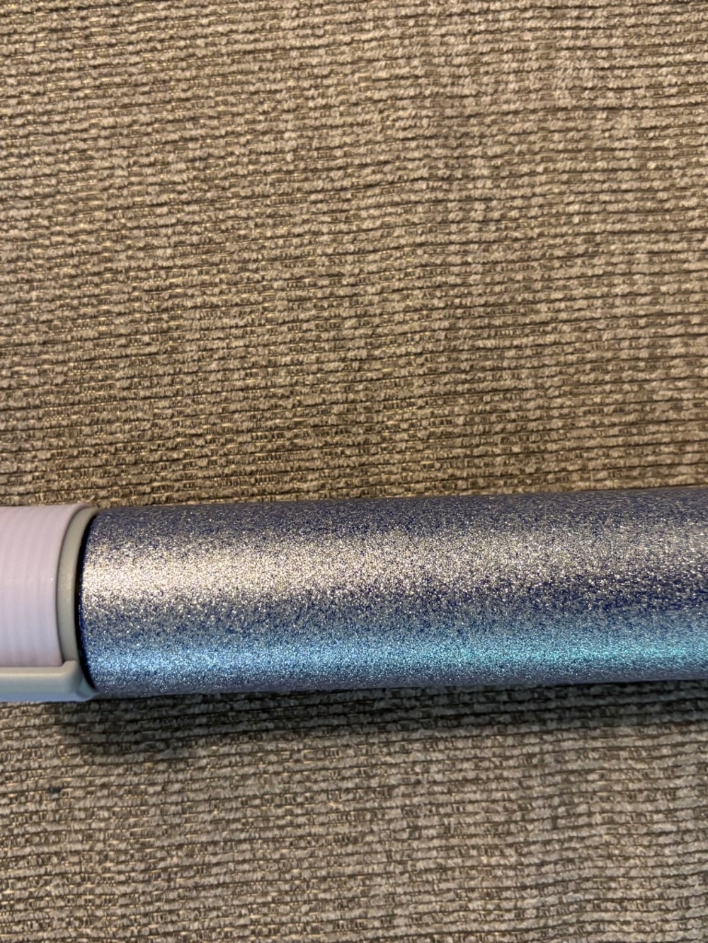 silver water bottle